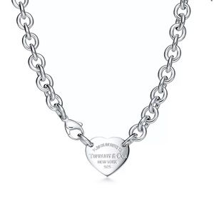 Tiffany & Co Heart Tag Chain Link Choker